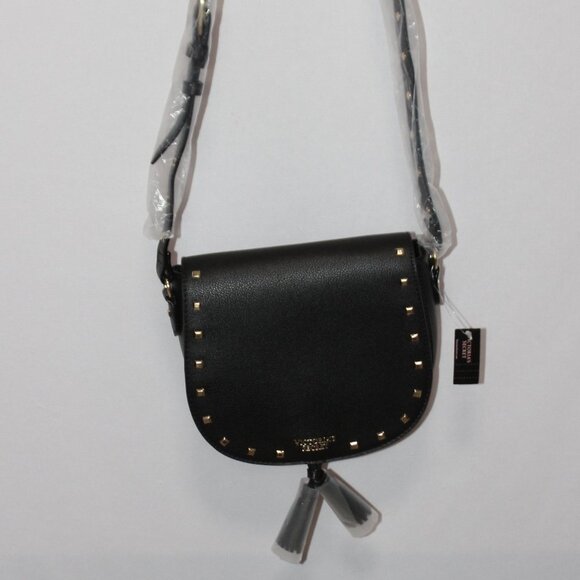 NWT Victoria Secret Black Crossbody Bag - Picture 1 of 16